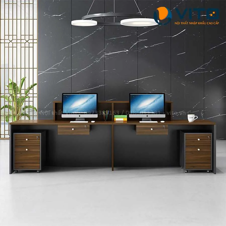 BÀN QUẦY LỄ TÂN VITO QLTV-QLT07 3 Bàn quầy lễ tân Vito QLTV-QLT07 - Ảnh 3