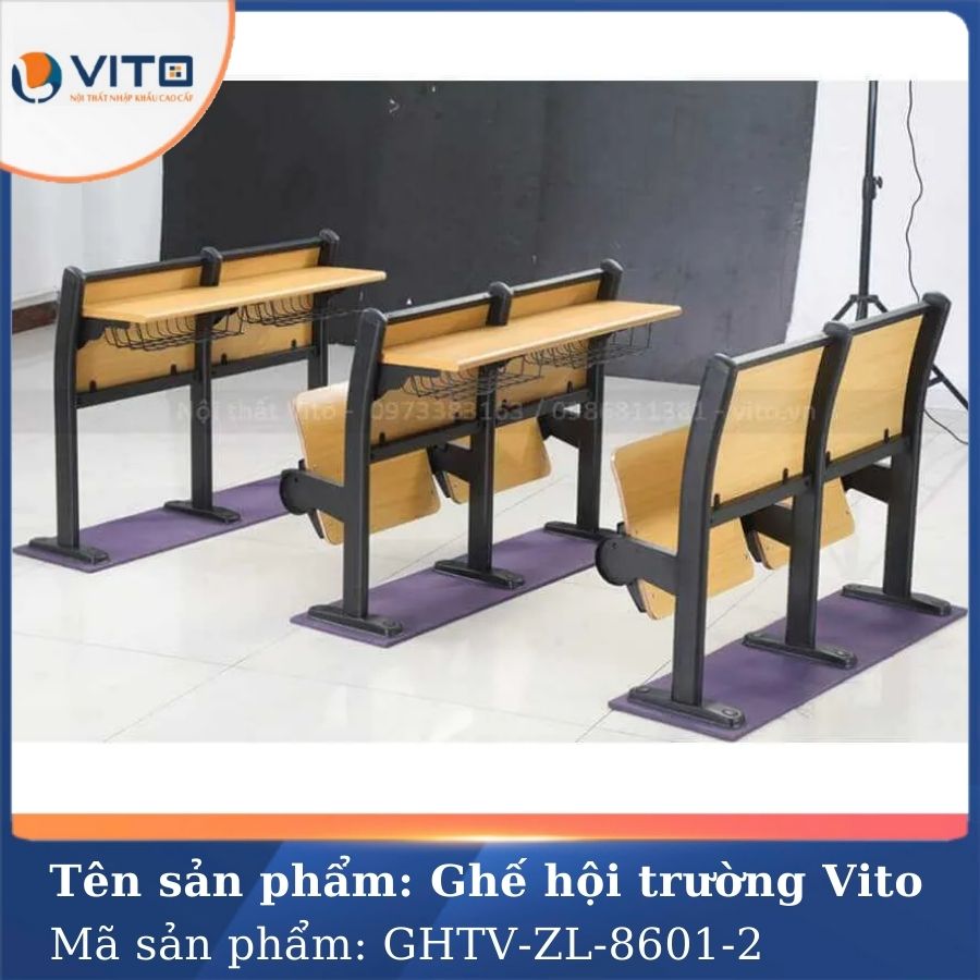 GHẾ HỘI TRƯỜNG VITO GHTV-ZL-8601-2 6 Ghế hội trường Vito GHTV-ZL-8601-2 - Ảnh 6