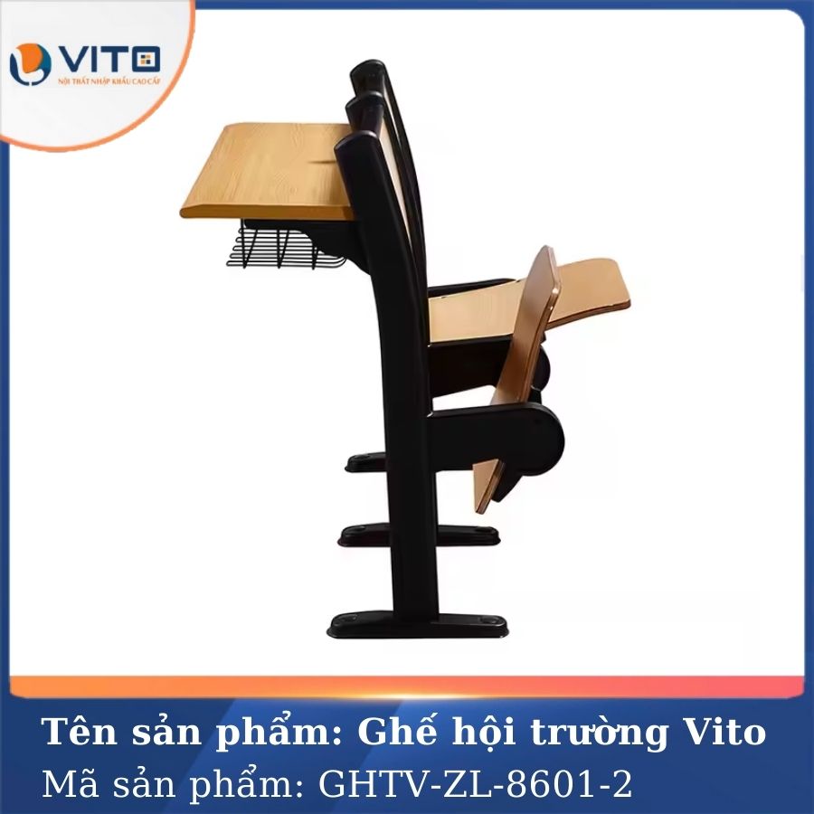GHẾ HỘI TRƯỜNG VITO GHTV-ZL-8601-2 4 Ghế hội trường Vito GHTV-ZL-8601-2 - Ảnh 4