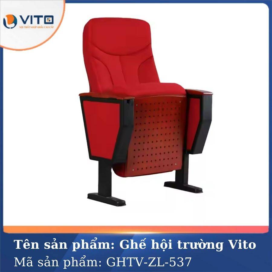 GHẾ HỘI TRƯỜNG VITO GHTV-ZL-537 3 Ghế hội trường Vito GHTV-ZL-537 - Ảnh 3