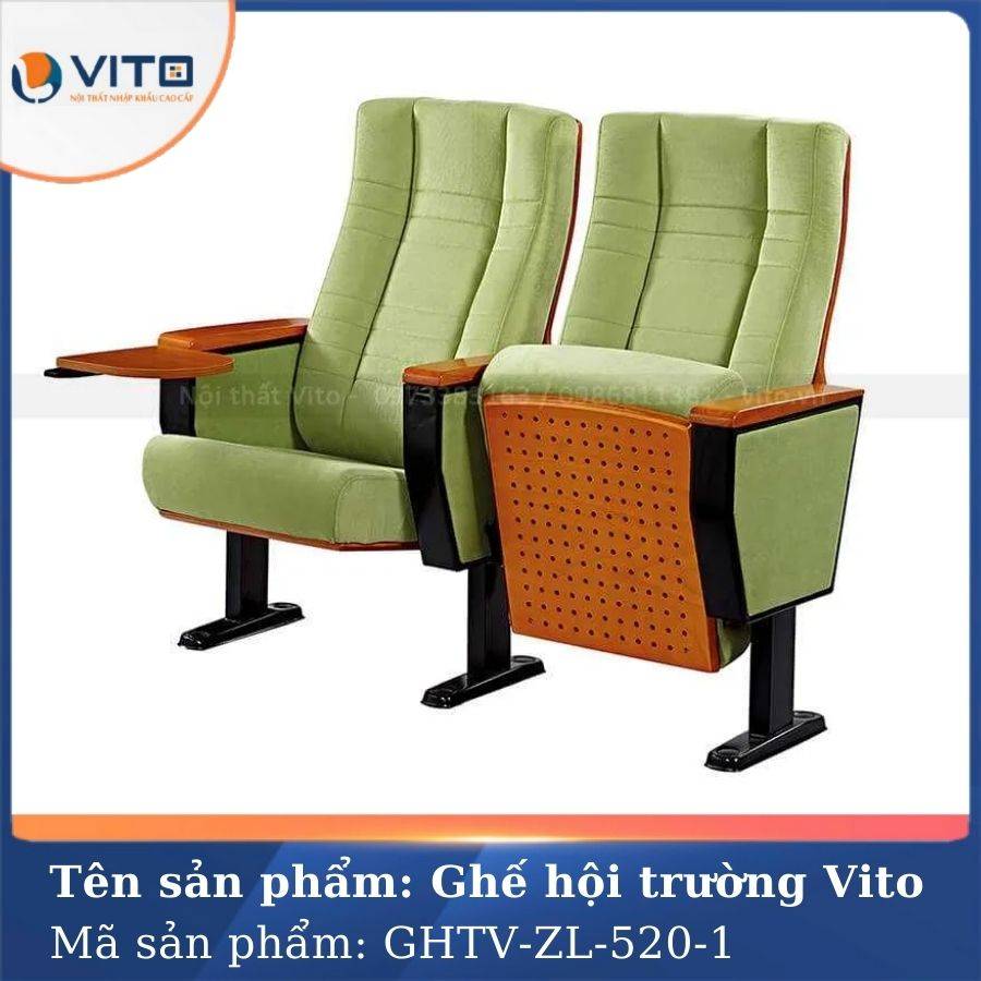 GHẾ HỘI TRƯỜNG VITO GHTV-ZL-520-1 2 Ghế hội trường Vito GHTV-ZL-520-1 - Ảnh 2