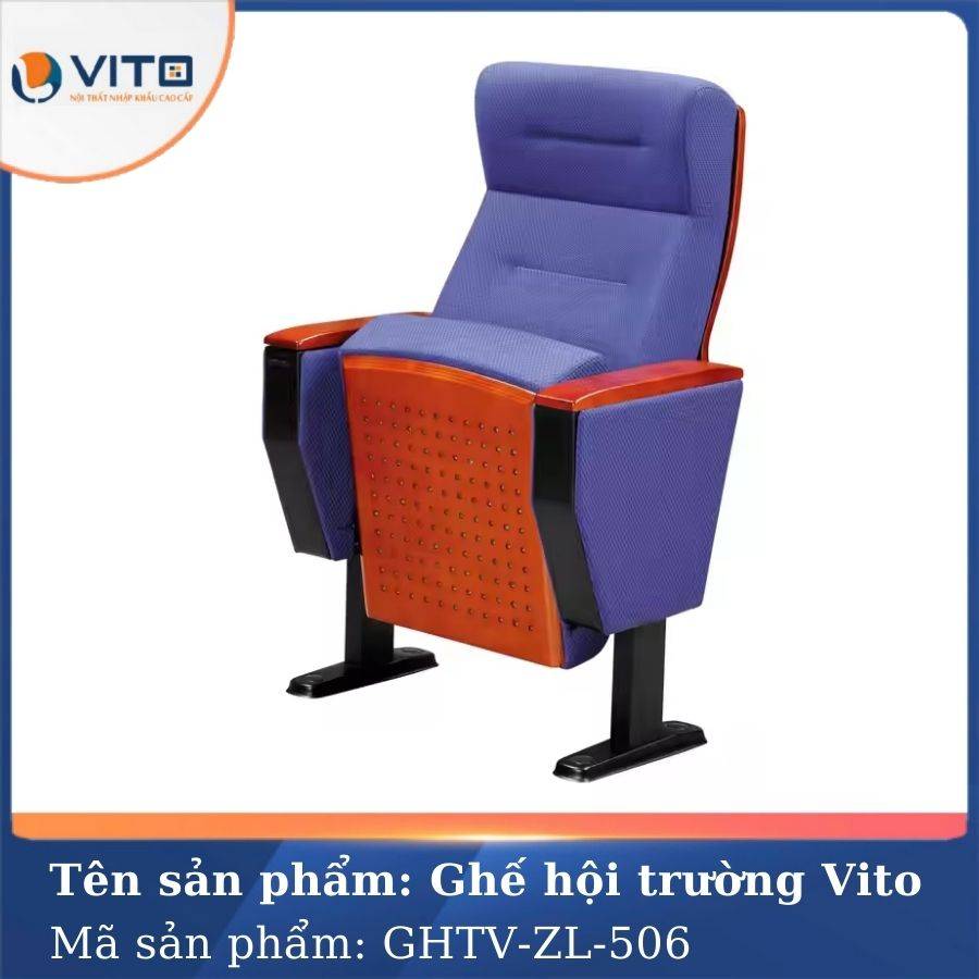 GHẾ HỘI TRƯỜNG VITO GHTV-ZL-506 3 Ghế hội trường Vito GHTV-ZL-506 - Ảnh 3