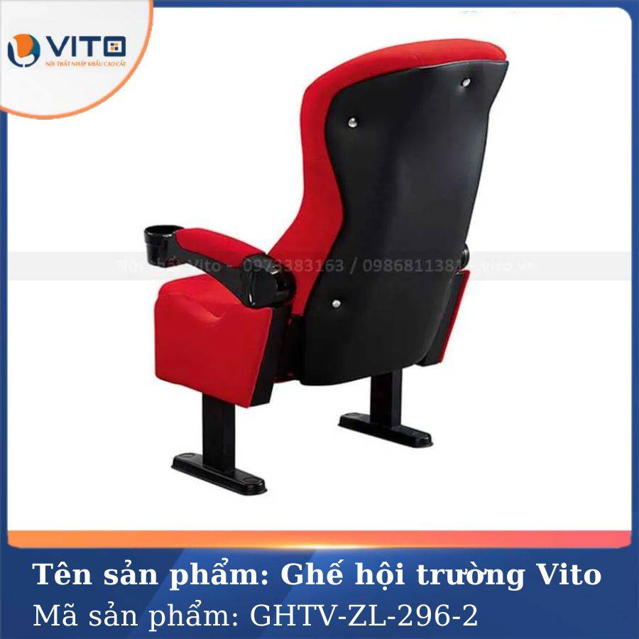 GHẾ HỘI TRƯỜNG VITO GHTV-ZL-296-2 3 Ghế hội trường Vito GHTV-ZL-296-2 - Ảnh 3