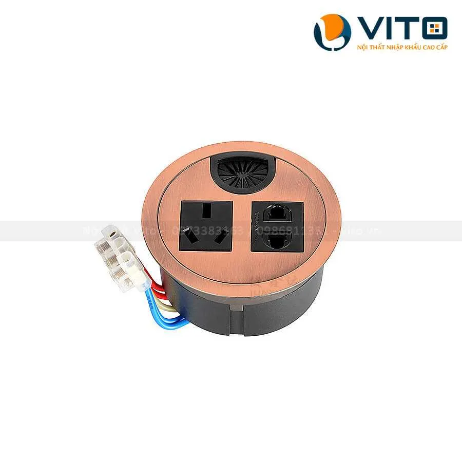 Nắp tròn có ổ điện Vito NTV-16-10901