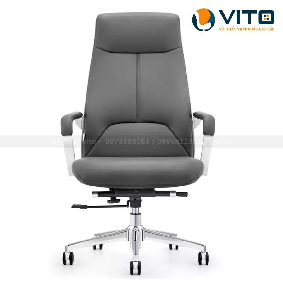 GHẾ LÃNH ĐẠO DA BÒ VITO GLDV-YS-1601A 2 Ghế lãnh đạo da bò Vito GLDV-YS-1601A - Ảnh 2