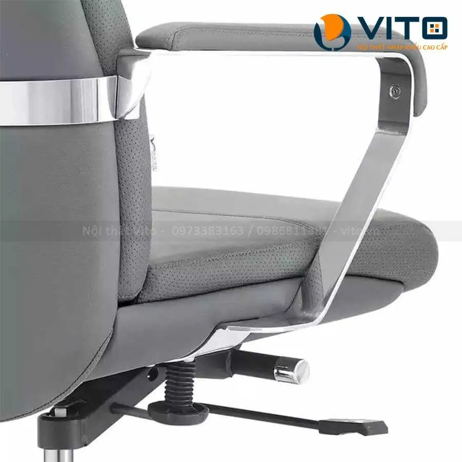 GHẾ LÃNH ĐẠO DA BÒ VITO GLDV-YS-1601A 6 Ghế lãnh đạo da bò Vito GLDV-YS-1601A - Ảnh 6