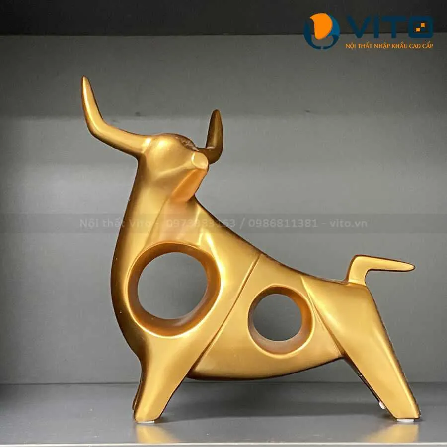 TƯỢNG CẶP BÒ TÓT 2 Tượng cặp bò tót - Ảnh 2