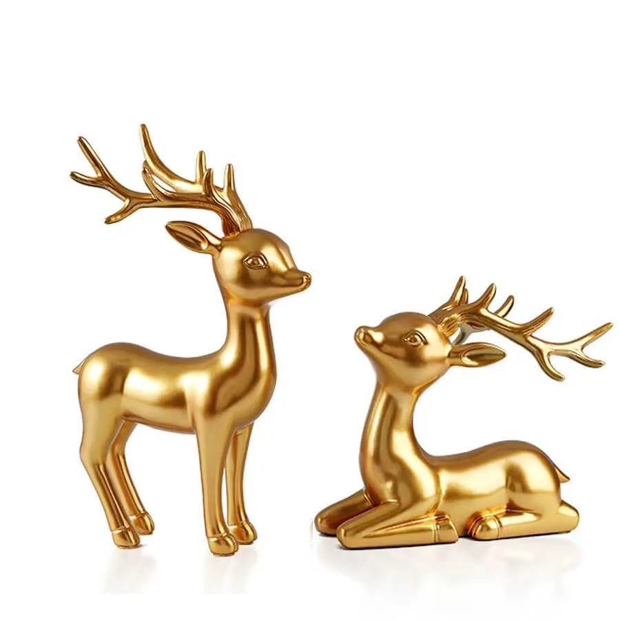 TƯỢNG CẶP HƯƠU 3 Tượng cặp hươu - Ảnh 3