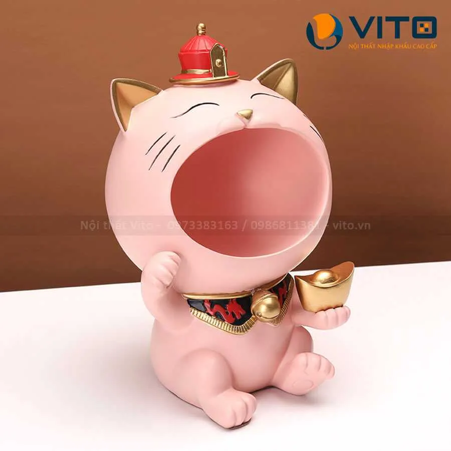 Tượng mèo thần tài