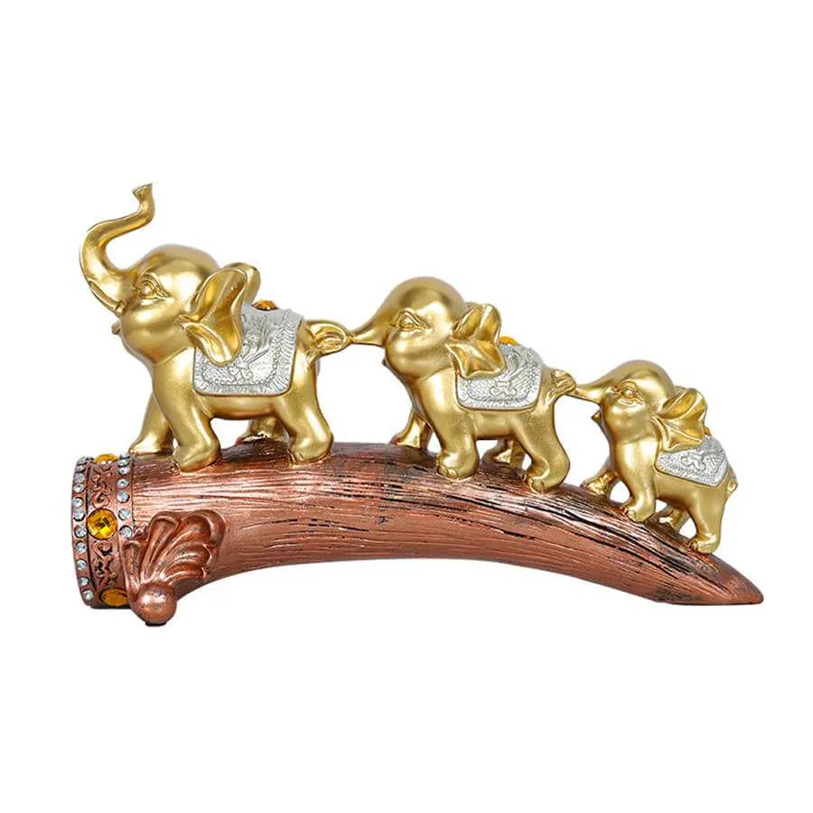 TƯỢNG BỘ BA CHÚ VOI 5 Tượng bộ ba chú voi - Ảnh 5