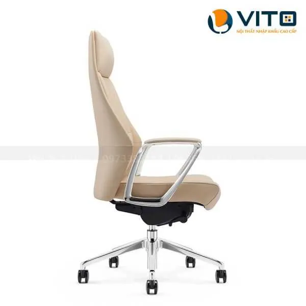 GHẾ LÃNH ĐẠO DA BÒ VITO GLDV-1826A 5 Ghế lãnh đạo da bò Perial 1826A