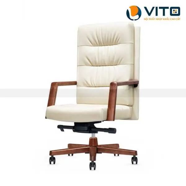 Ghế lãnh đạo da bò Eura A1602