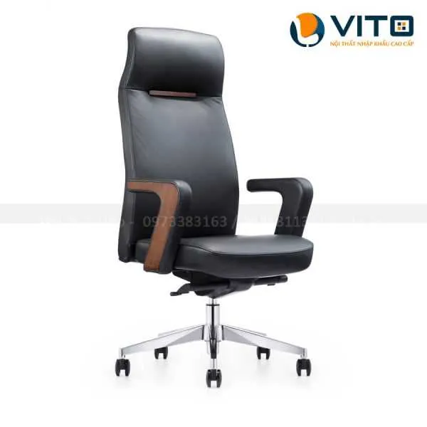 Ghế lãnh đạo da Aliga A1628