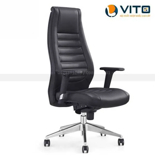 Ghế lãnh đạo da bò Canary A1802