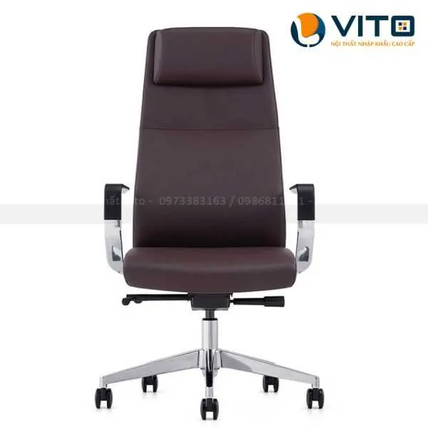 GHẾ LÃNH ĐẠO DA BÒ VITO GLDV-A2218 2 Ghế lãnh đạo da bò Ingale A2218