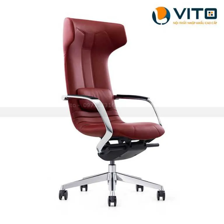 GHẾ LÃNH ĐẠO DA BÒ VITO GLDV-FK-003A 2 Ghế lãnh đạo da bò Swahen FK-003A