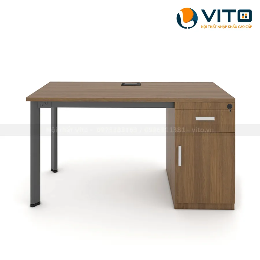 BÀN LÀM VIỆC VITO BERYL BLVV-17D 2 Bàn làm việc Vito Beryl BLVV-17D - Ảnh 2