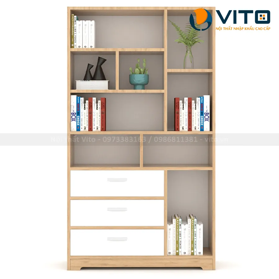 KỆ SÁCH VITO KSV-180-08 25 CL180 08 1