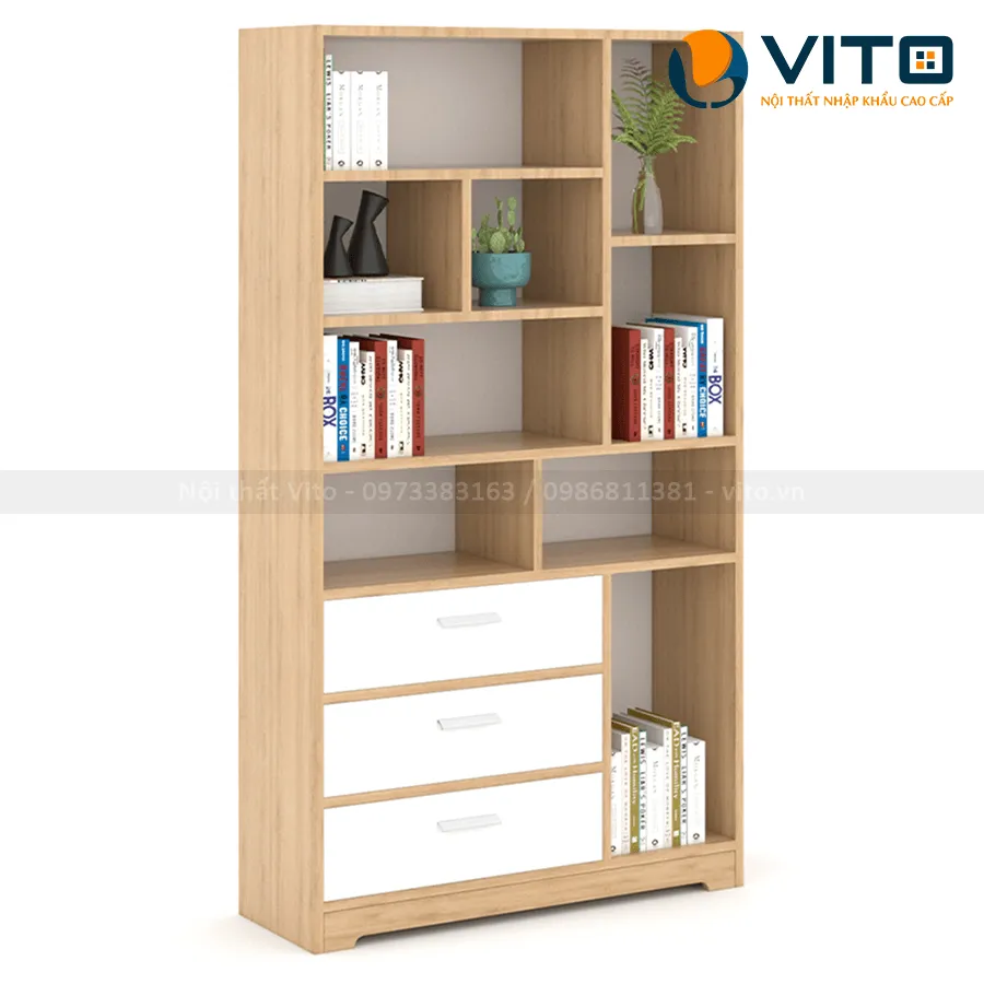 KỆ SÁCH VITO KSV-180-08 3 Kệ sách Vito KSV-180-08 - Ảnh 3