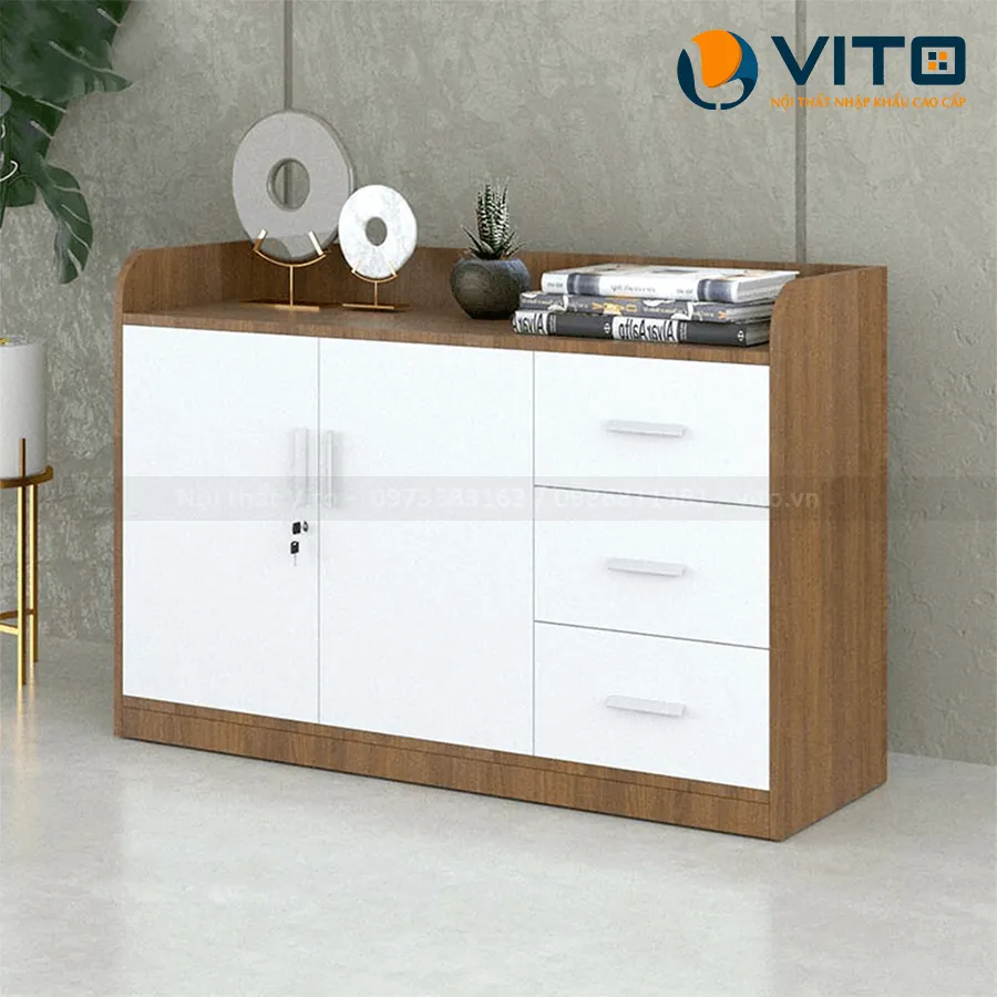 TỦ TÀI LIỆU THẤP VITO TTLV-80-05 7 Tủ tài liệu thấp Vito CL80-05