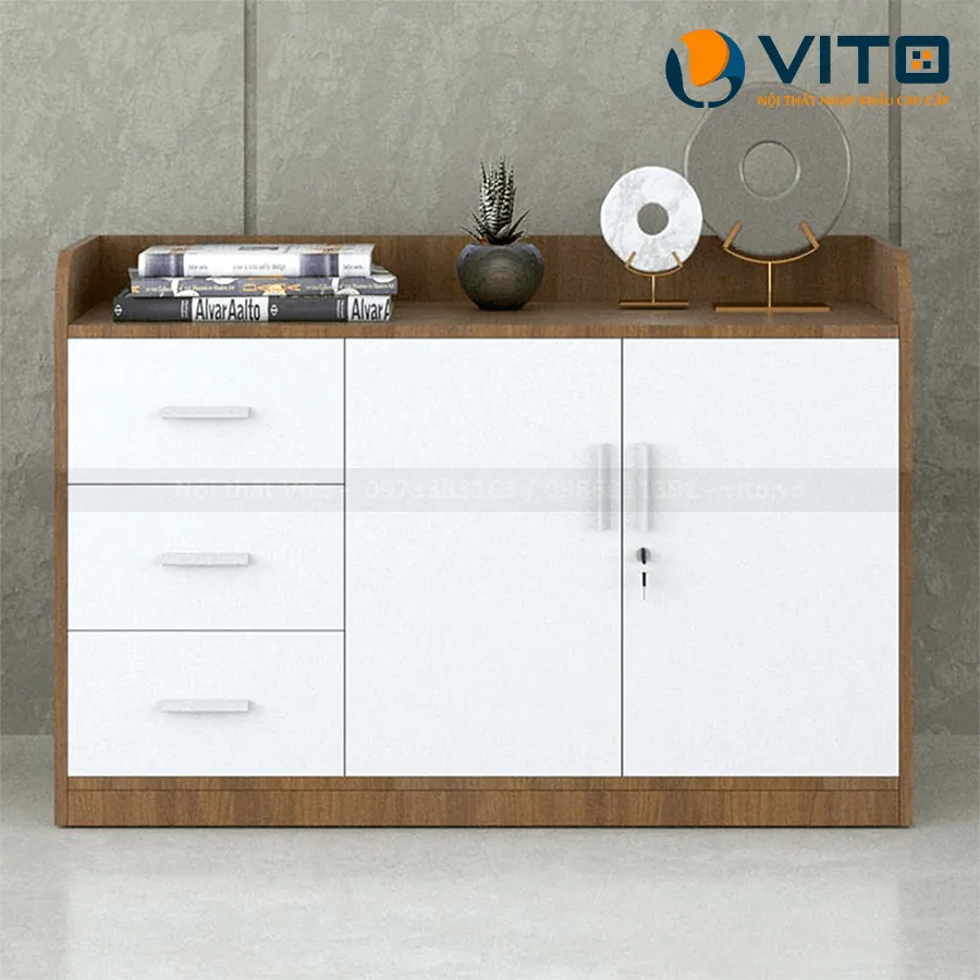 TỦ TÀI LIỆU THẤP VITO TTLV-80-05 2 Tủ tài liệu thấp Vito CL80-05