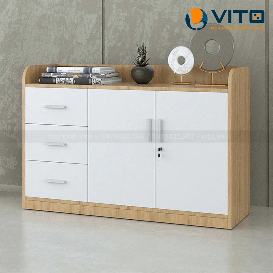 TỦ TÀI LIỆU THẤP VITO TTLV-80-05 5 Tủ tài liệu thấp Vito CL80-05