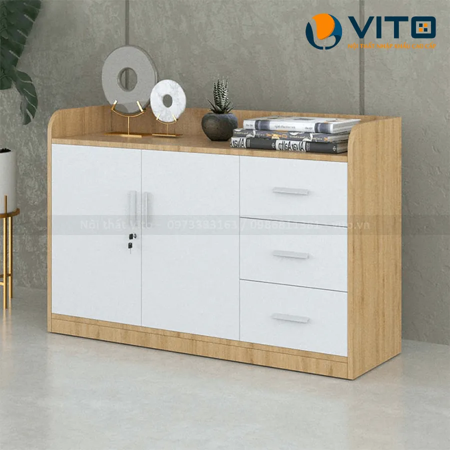 TỦ TÀI LIỆU THẤP VITO TTLV-80-05 4 Tủ tài liệu thấp Vito CL80-05