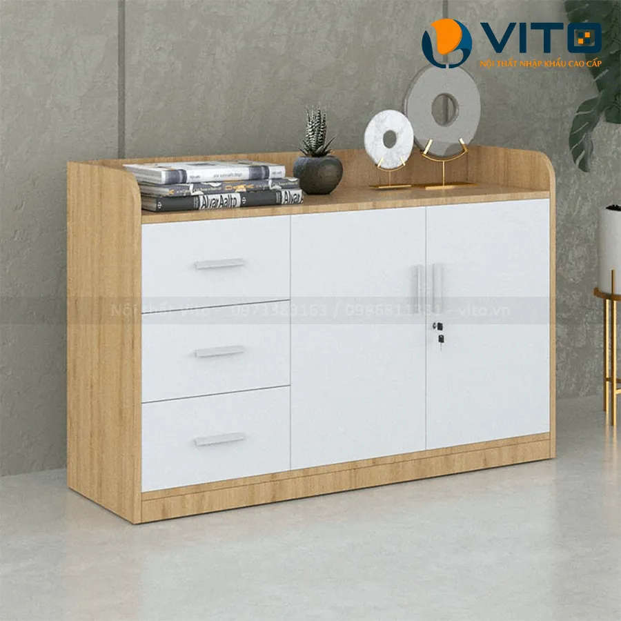 TỦ TÀI LIỆU THẤP VITO TTLV-80-05 3 Tủ tài liệu thấp Vito CL80-05