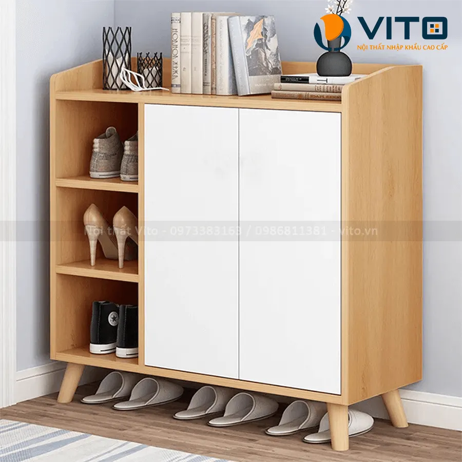 TỦ ĐỂ GIÀY VITO TDGV-11-100 2 Tủ để giày Vito TDGV-11-100 - Ảnh 2