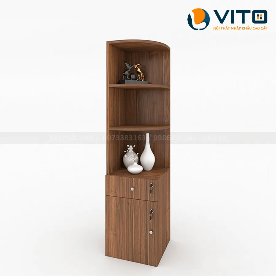 TỦ TÀI LIỆU GÓC VITO TTLGV-160-02 2 Tủ tài liệu góc Vito TTLGV160-02