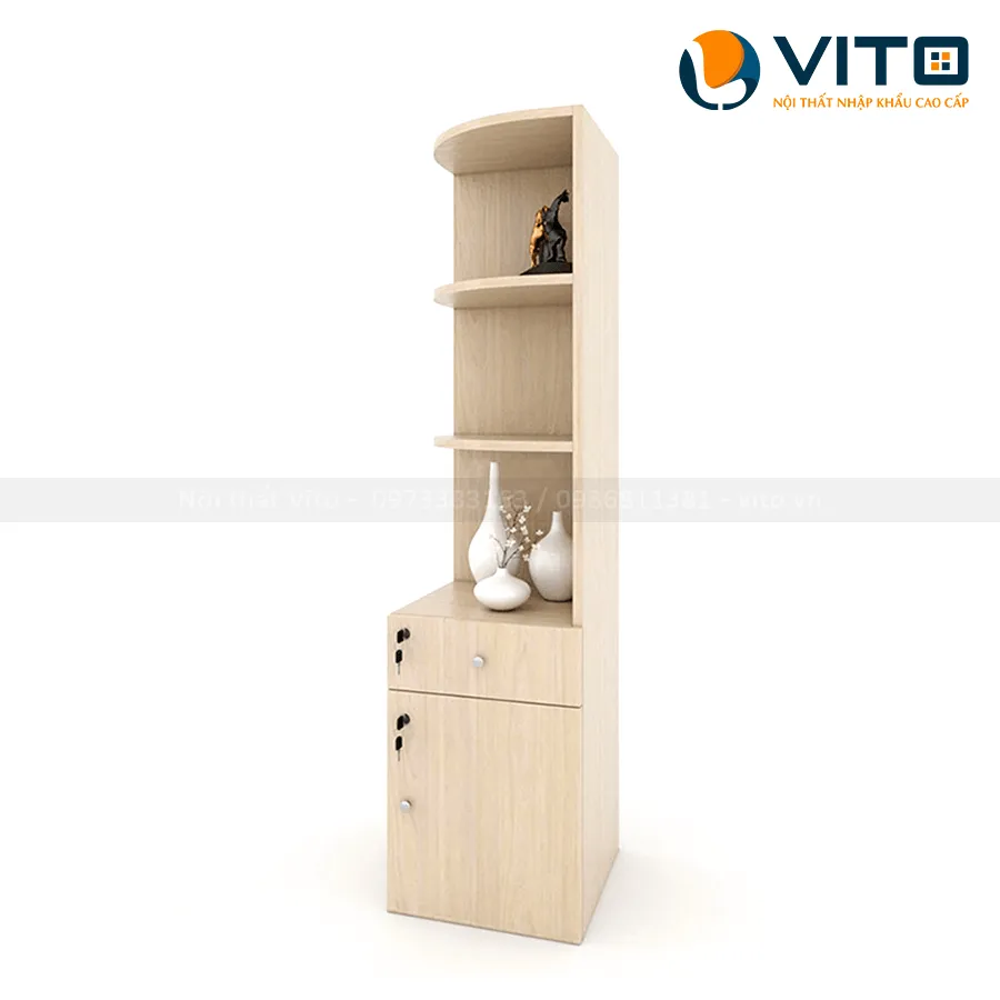 TỦ TÀI LIỆU GÓC VITO TTLGV-160-02 4 Tủ tài liệu góc Vito TTLGV160-02