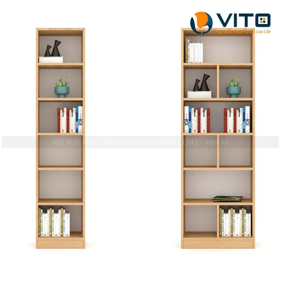 KỆ SÁCH VITO KSV-180-06 4 Kệ sách Vito KSV-180-06 - Ảnh 4