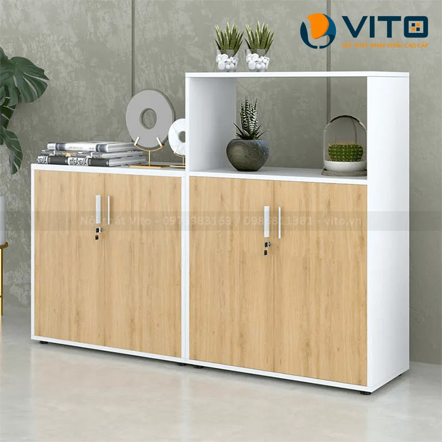 TỦ TÀI LIỆU LỬNG VITO TTLV-120-160 4 Tủ tài liệu lửng Vito TTLV120-160