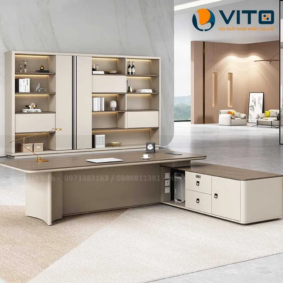 BÀN LÃNH ĐẠO NHẬP KHẨU VITO BLDV-BS3018A 2 Bàn lãnh đạo nhập khẩu Vito BLDV-BS3018A - Ảnh 2