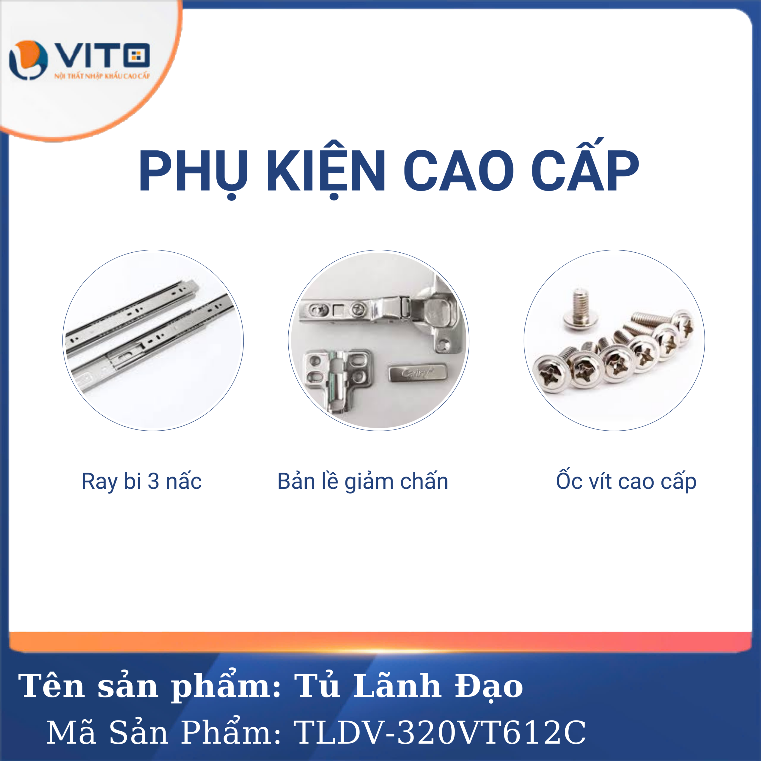 TỦ TÀI LIỆU LÃNH ĐẠO VITO TLDV-320VT612C 6 Tủ tài liệu lãnh đạo Vito TLDV-320VT612C - Ảnh 6