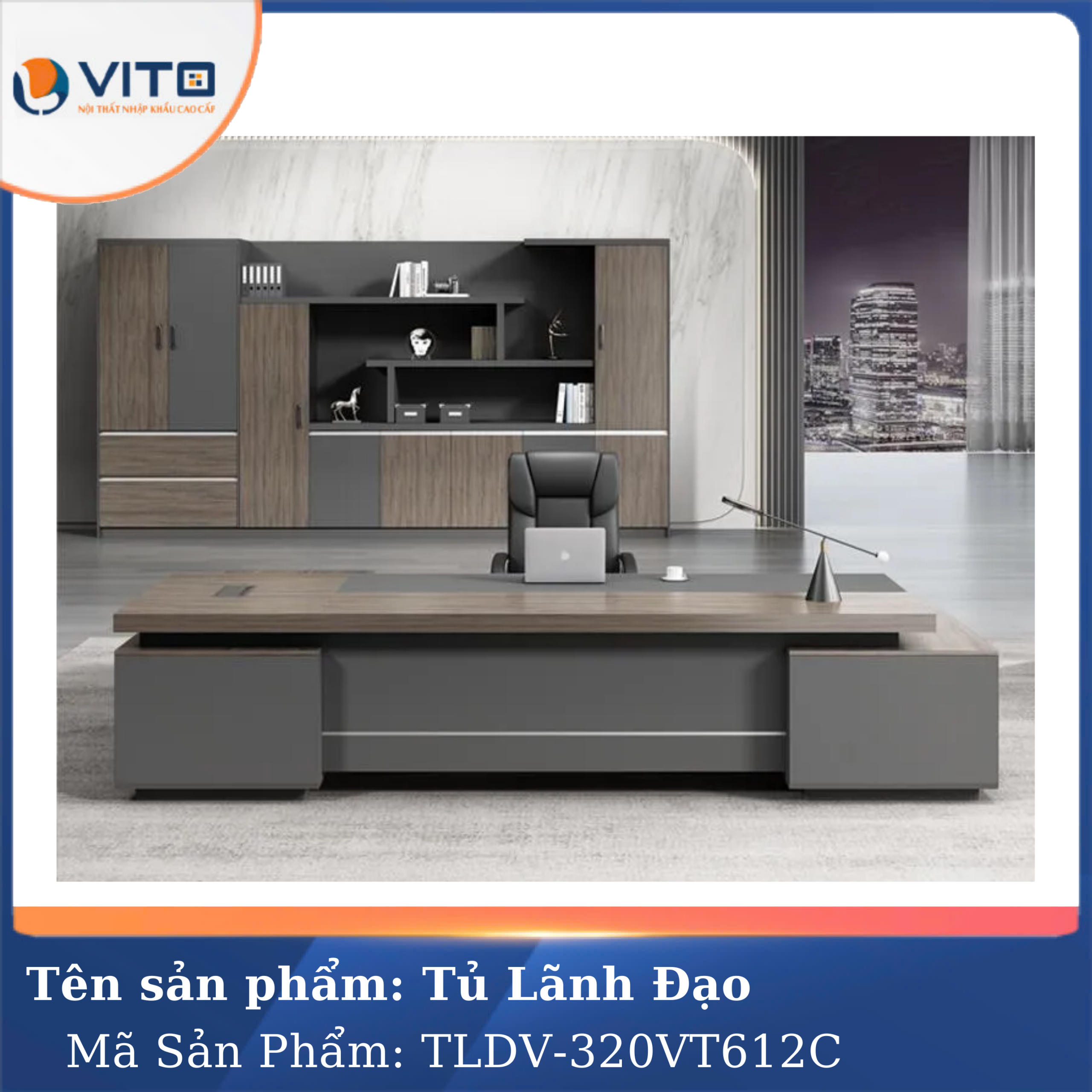 TỦ TÀI LIỆU LÃNH ĐẠO VITO TLDV-320VT612C 7 Tủ tài liệu lãnh đạo Vito TLDV-320VT612C - Ảnh 7