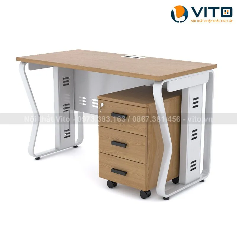 Bàn làm việc chân U Uốn BLVV-U1T