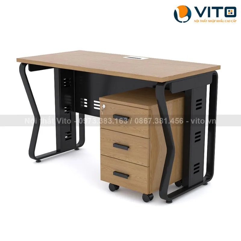 Bàn làm việc chân U Uốn BLVV-U1D