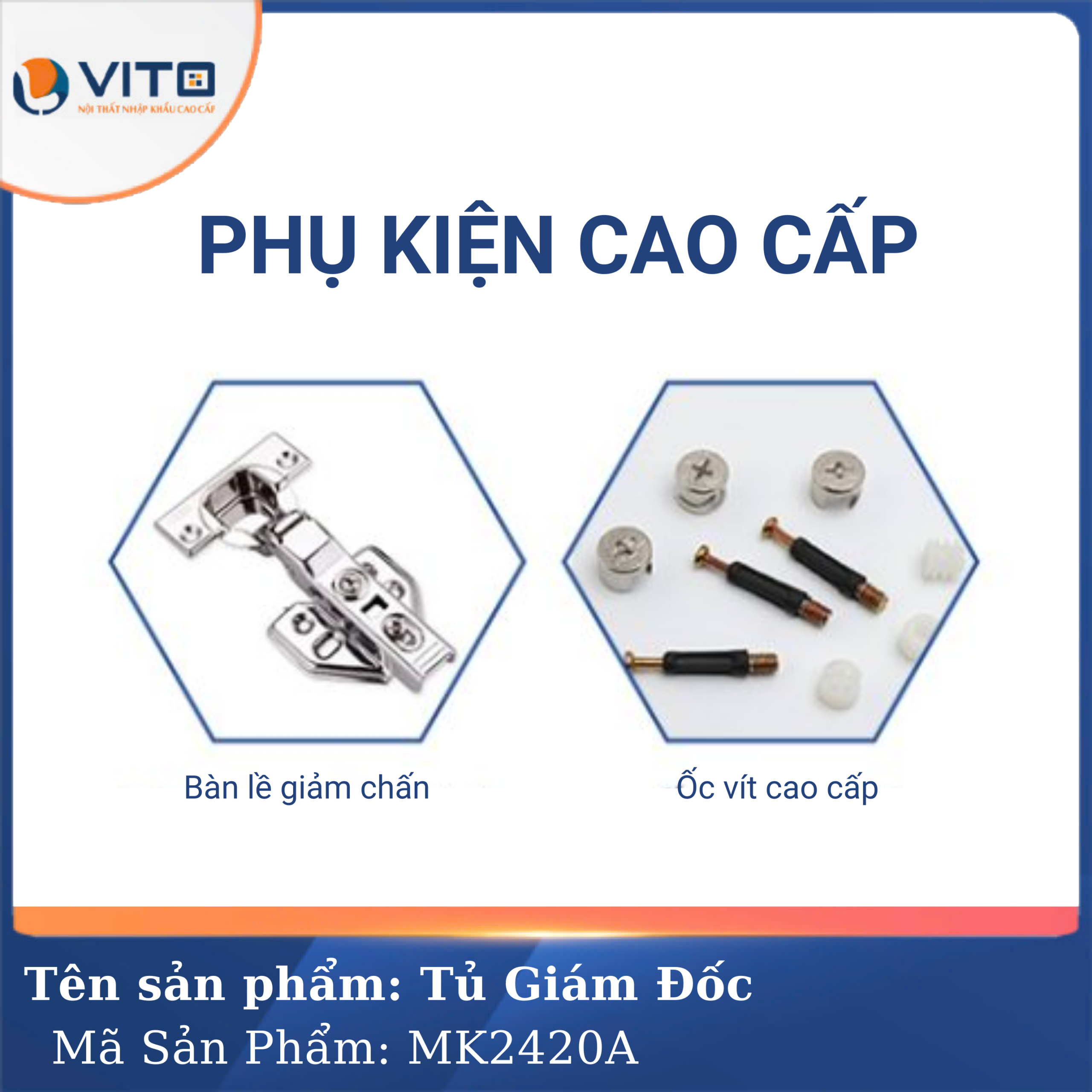TỦ TÀI LIỆU GIÁM ĐỐC VITO MK2420A 6 Tủ tài liệu giám đốc Vito MK2420A - Ảnh 6