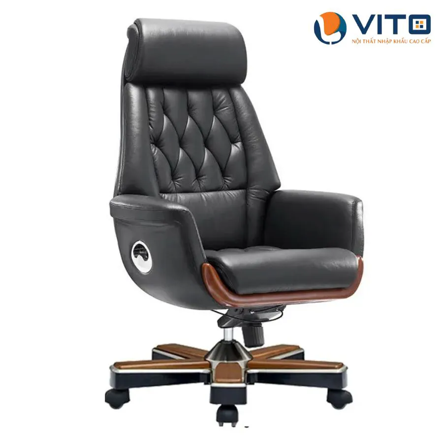 Ghế lãnh đạo da bò Vito GLDV-YS-1505A-D