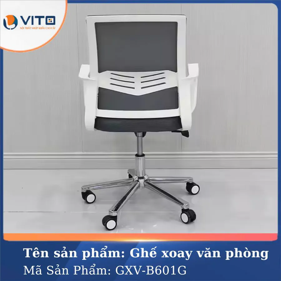 GHẾ XOAY VĂN PHÒNG VITO GXV-B601G 5 Ghế xoay văn phòng Vito GXV-B601G - Ảnh 5