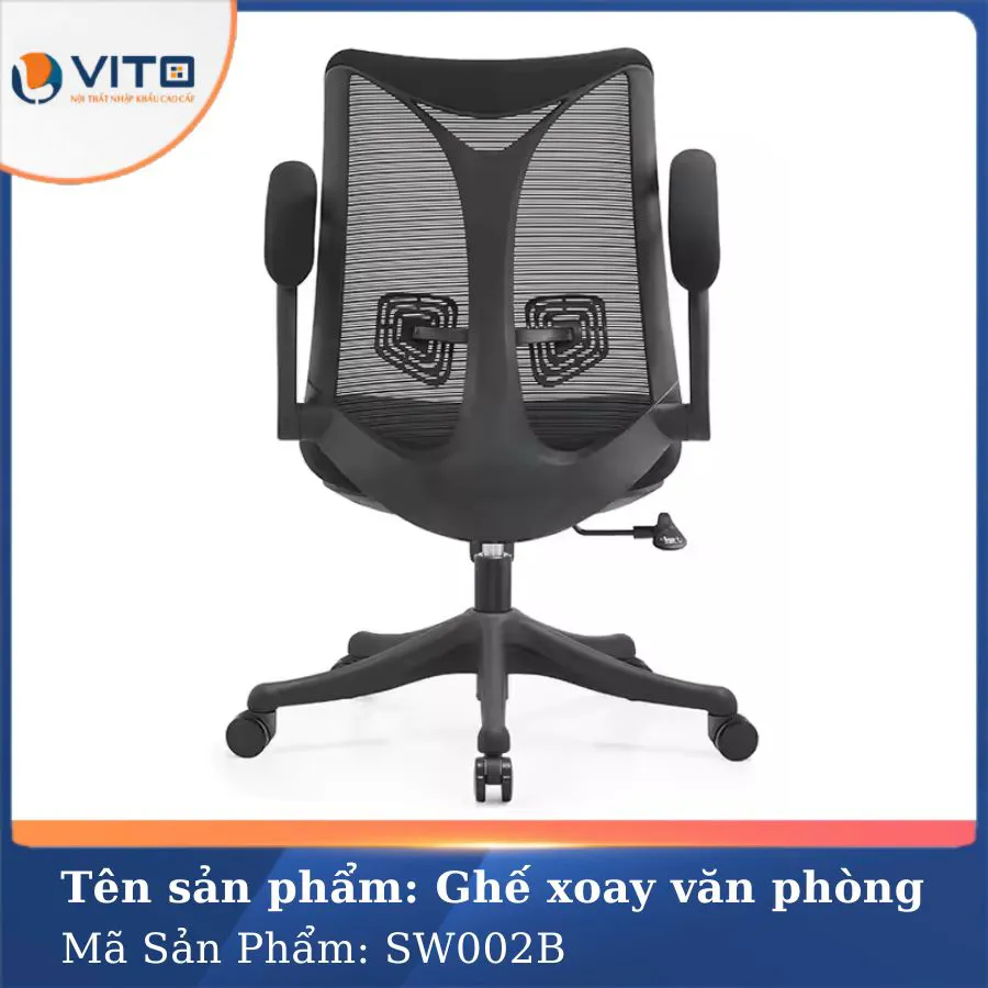 GHẾ XOAY VĂN PHÒNG VITO SW002B 2 Ghế xoay văn phòng Vito SW002B - Ảnh 2