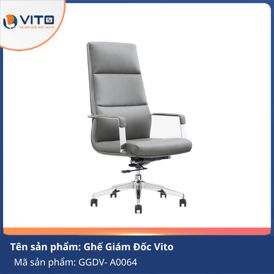 GHẾ GIÁM ĐỐC VITO GGDV-A0064 2 Ghế giám đốc Vito GGDV-A0064 - Ảnh 2