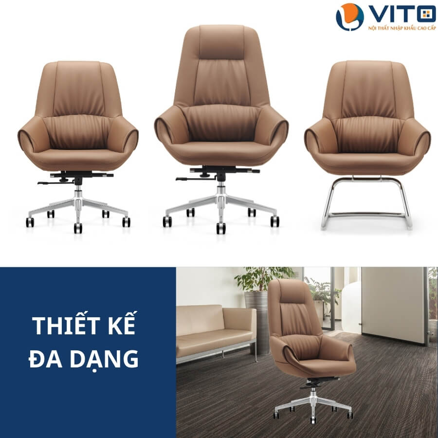 GHẾ LÃNH ĐẠO VITO GLDV- YS2212B 5 Ghế lãnh đạo Vito GLDV- YS2212B - Ảnh 5