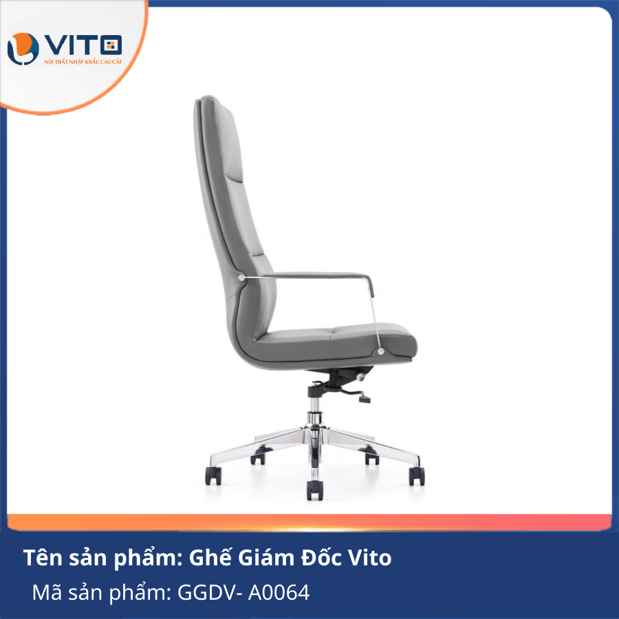 GHẾ GIÁM ĐỐC VITO GGDV-A0064 4 Ghế giám đốc Vito GGDV-A0064 - Ảnh 4