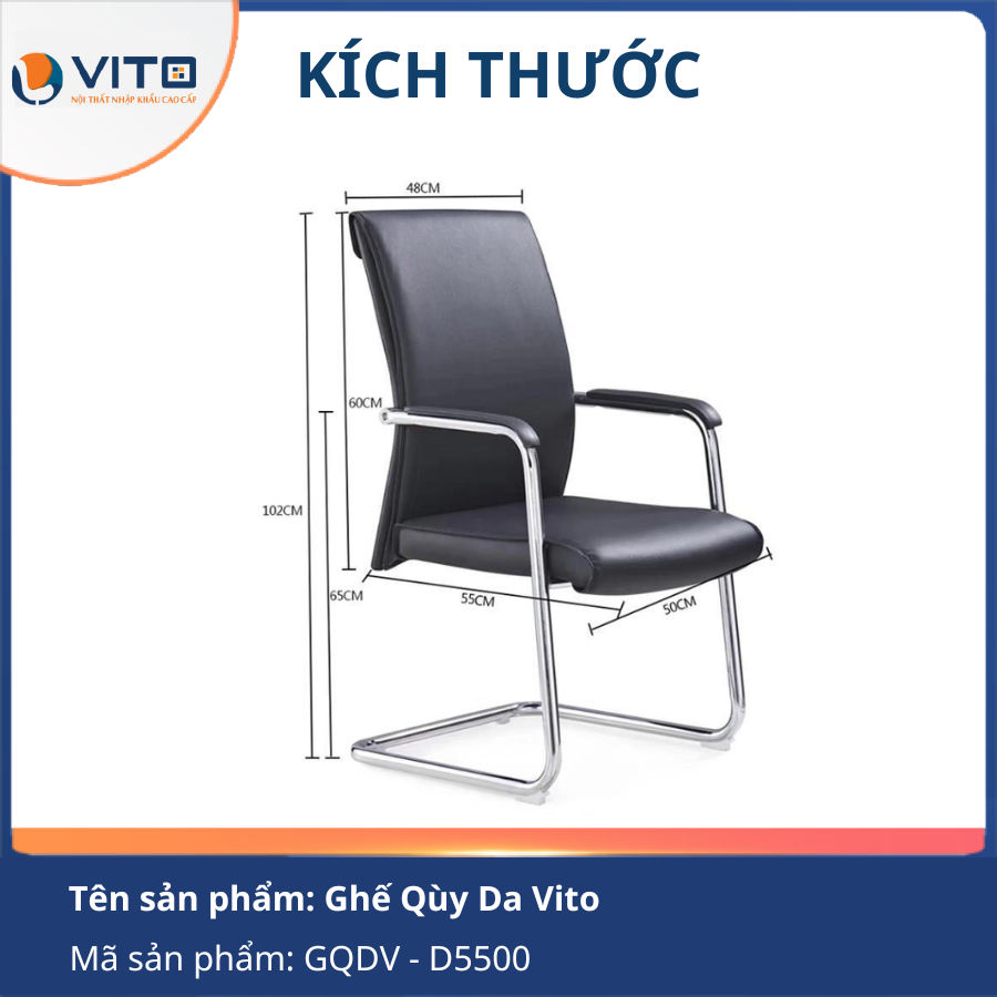 GHẾ QUỲ DA VITO GQDV – D5500 4 Ghế quỳ da Vito GQDV – D5500 - Ảnh 4