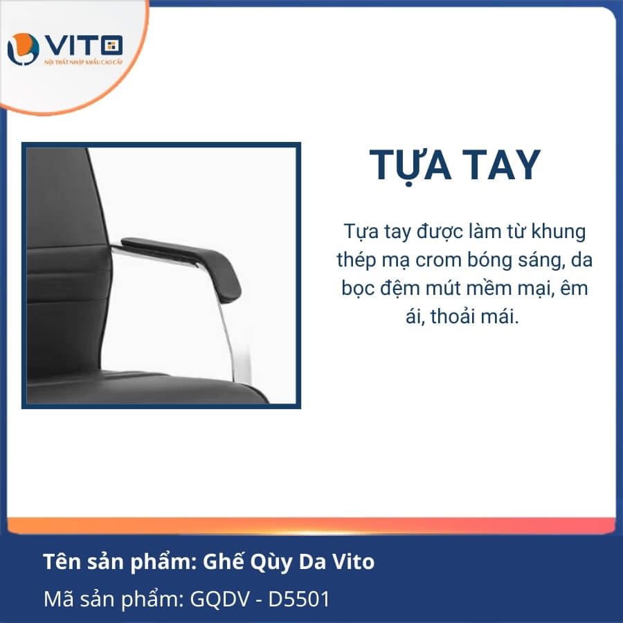 GHẾ QUỲ DA VITO GQDV – D5501 6 Ghế quỳ da VITO GQDV – D5501 - Ảnh 6