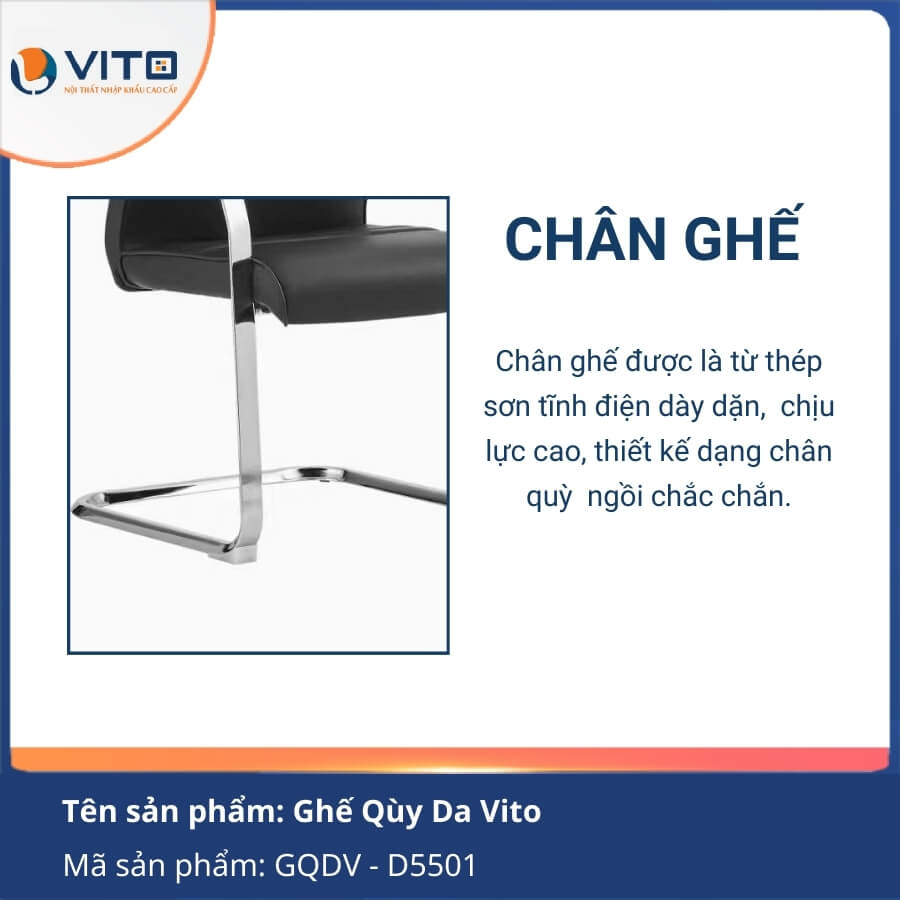 GHẾ QUỲ DA VITO GQDV – D5501 8 Ghế quỳ da VITO GQDV – D5501 - Ảnh 8