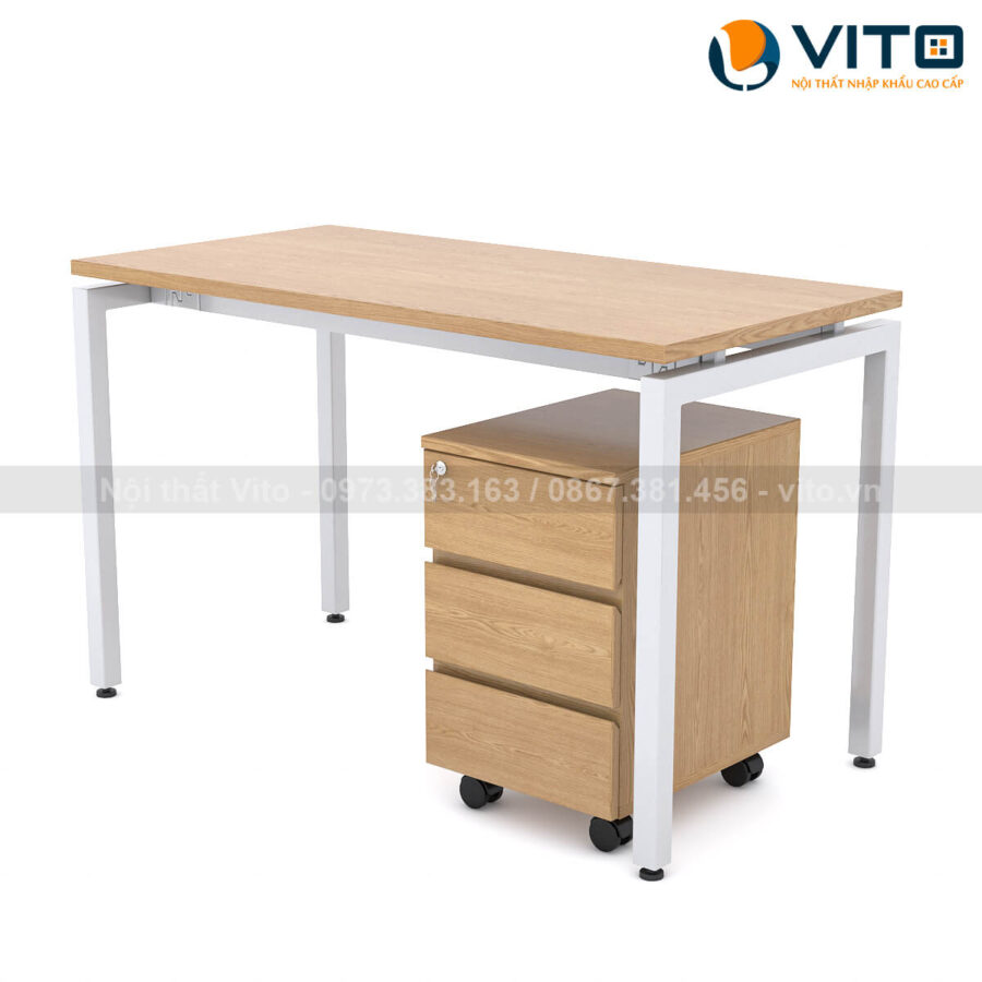 BÀN LÀM VIỆC CHÂN ĐỘC LẬP VITO 1M2 BLVV-BVDL12T 17 BLVV BVDL12T add