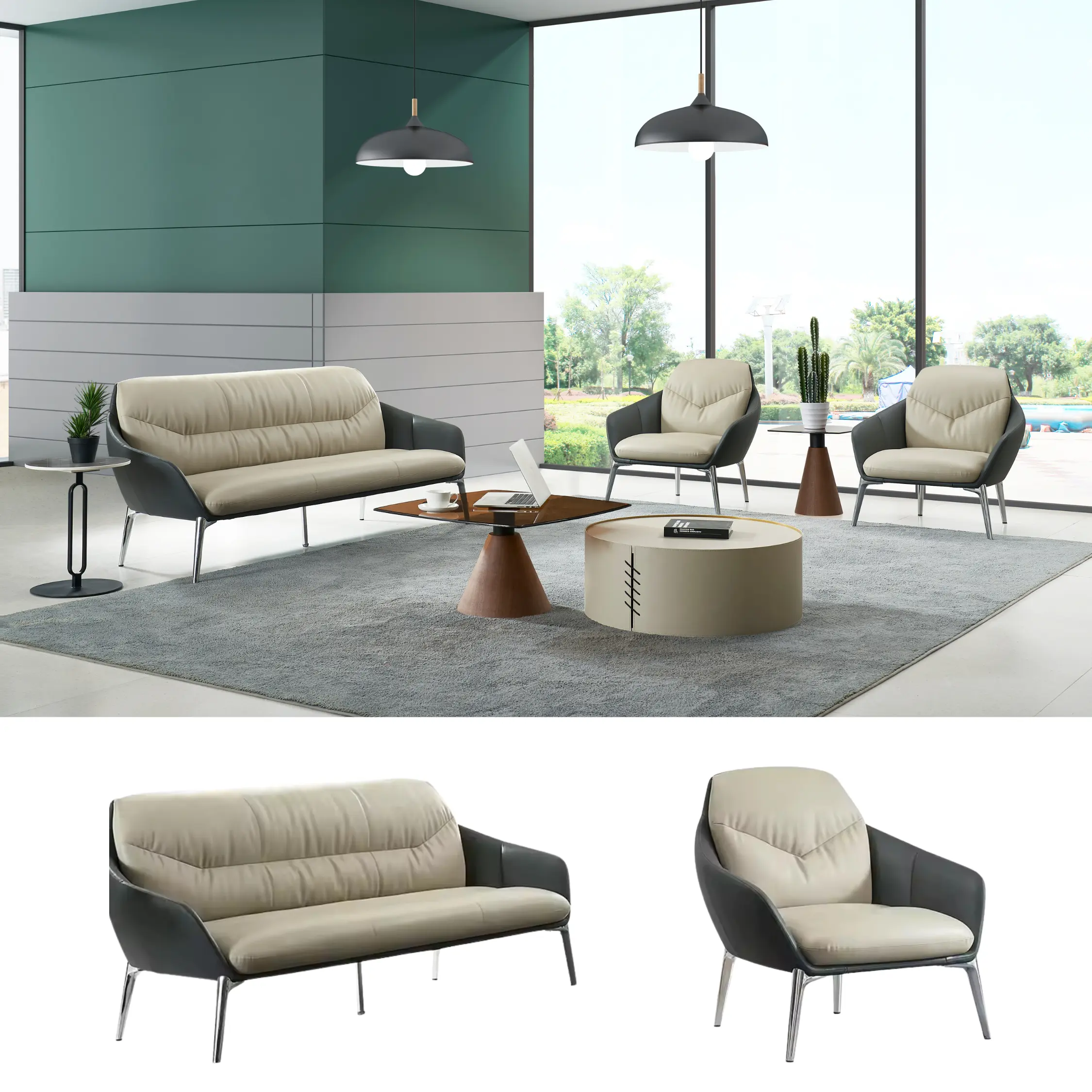 Bộ Ghế Sofa da cao cấp Vito GS2101